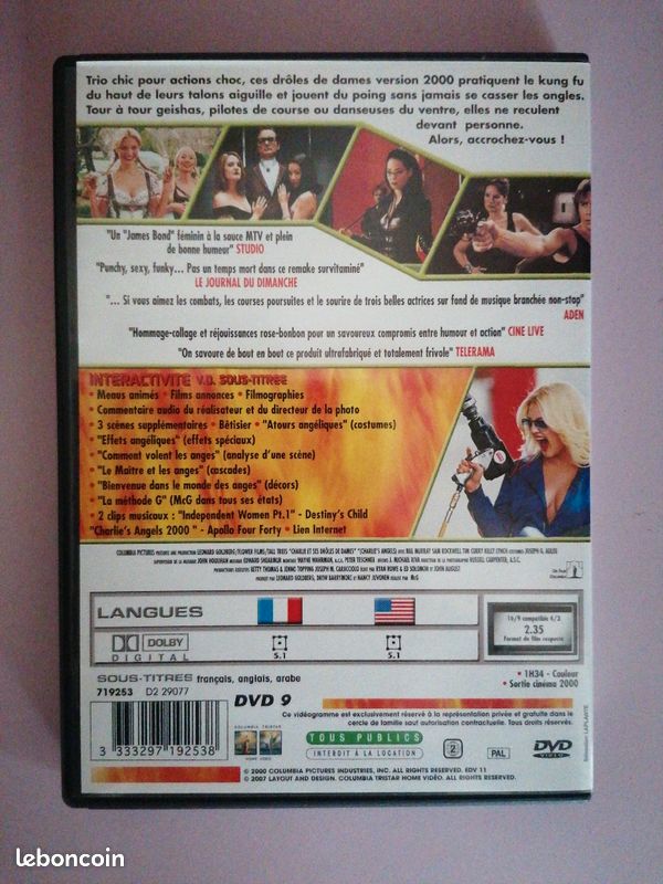 Dvd - charlie et ses drôles de dames (image 2)