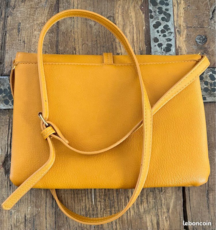 Sac à main ocre jaune (image 2)
