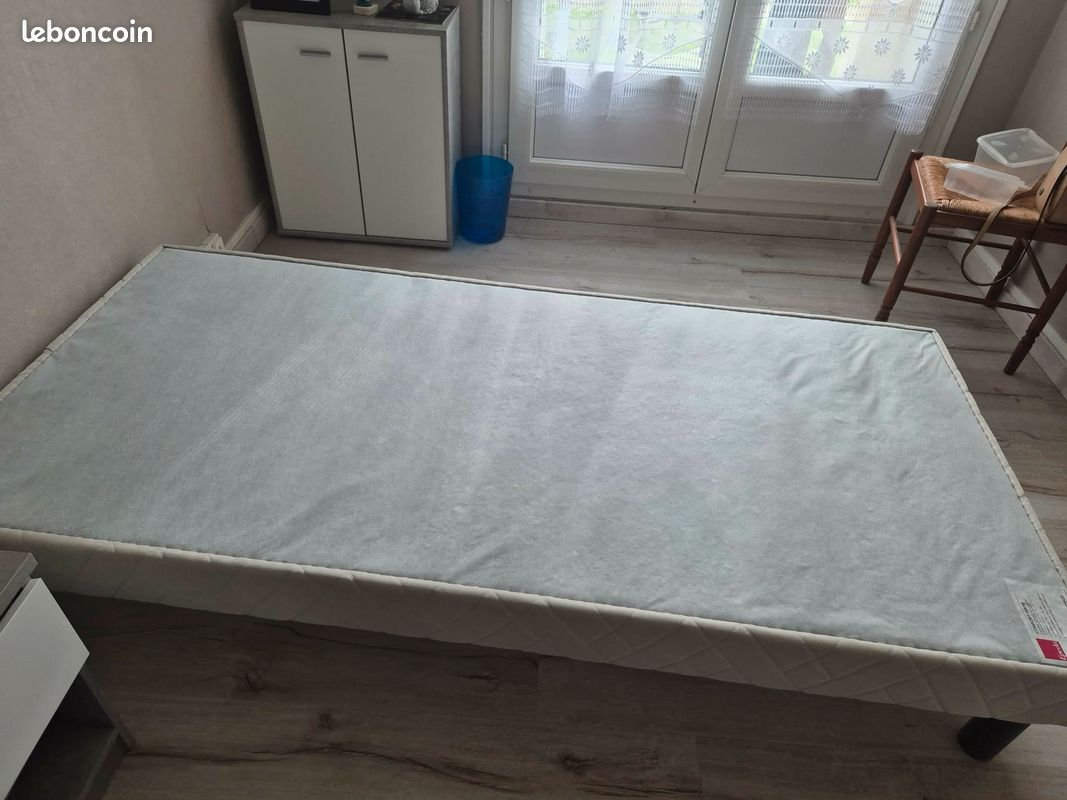 Matelas +sommier 1 personne (image 2)