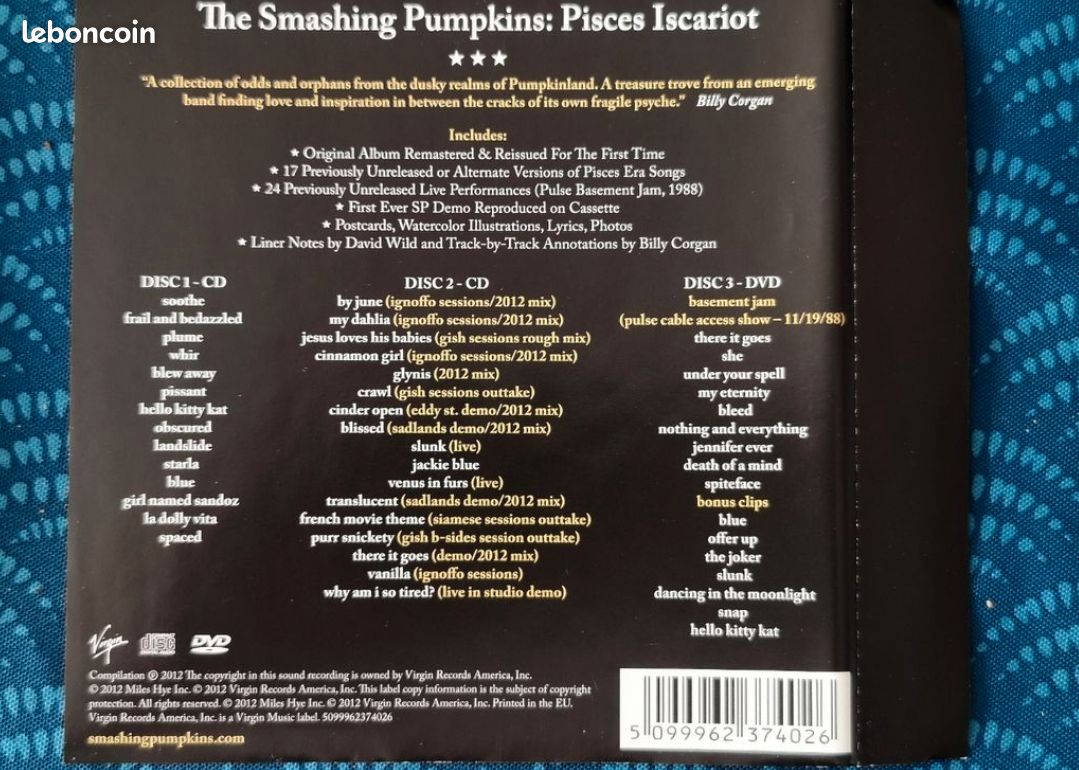Pisces Iscariot Deluxe Smashing Pumpkins (image 8)