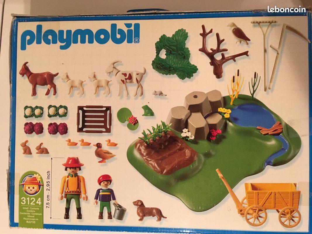 Playmobil jardinier paysan agriculteur maraicher 3124 en boite (image 2)