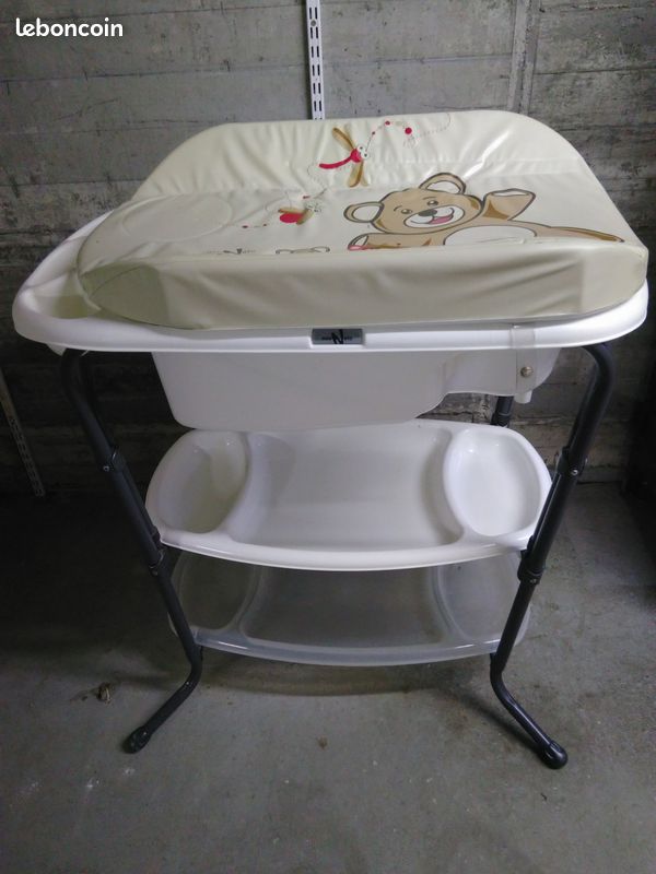 Table a langer avec baignoire (image 1)