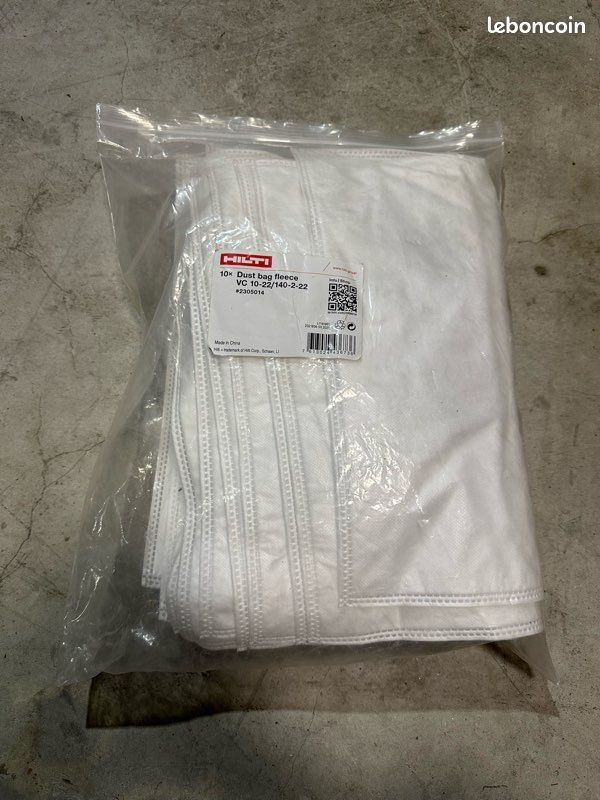 Lot sacs aspirateur Hilti VC 10-22 Bricolage