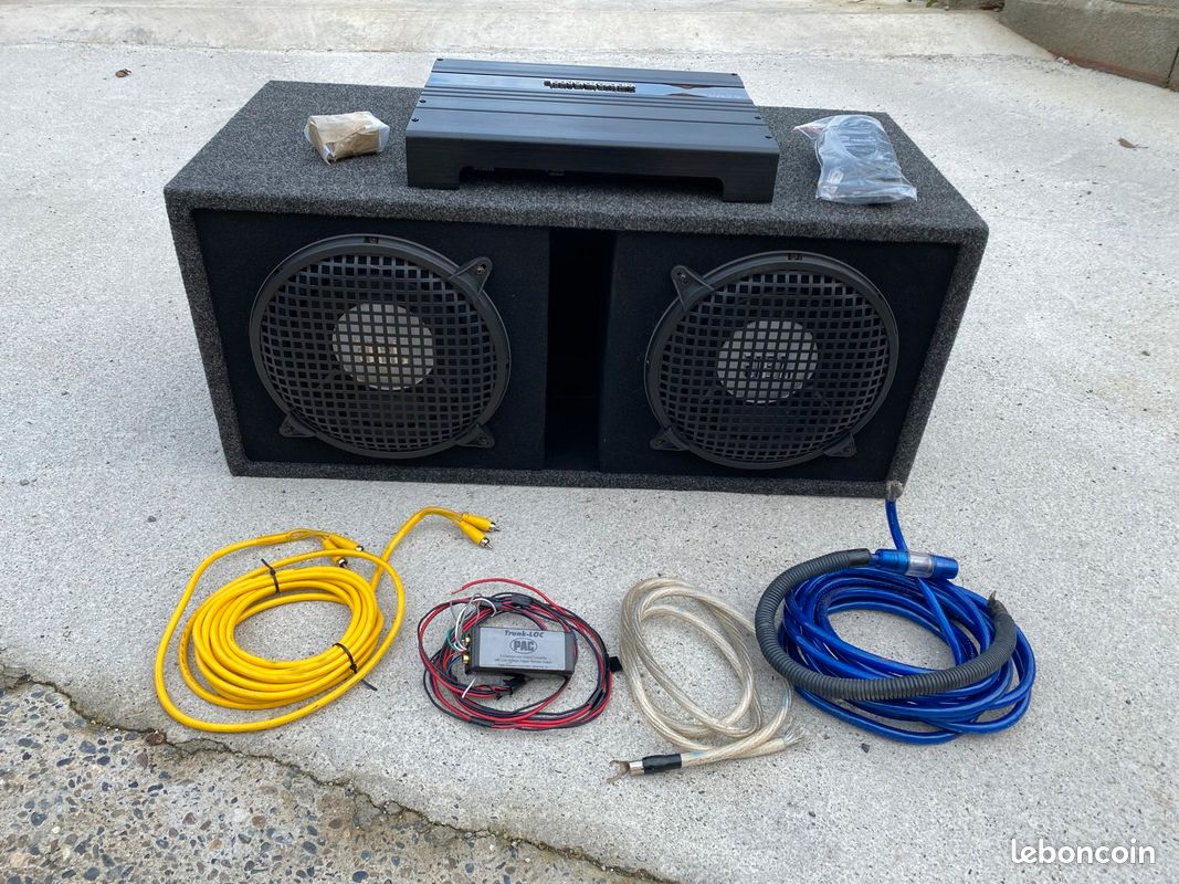 Caisson de basse JBL 500W RMS (2000W Max) + Ampli Rockford Fosgate
