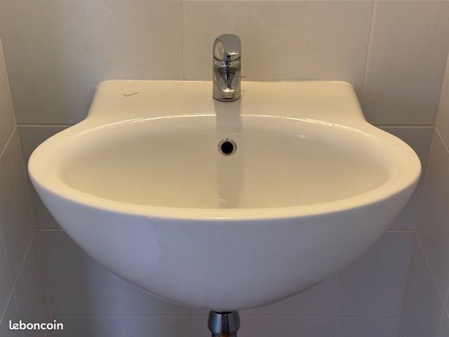Lavabo Porcher avec robinet Grohe. Très bon état (image 1)