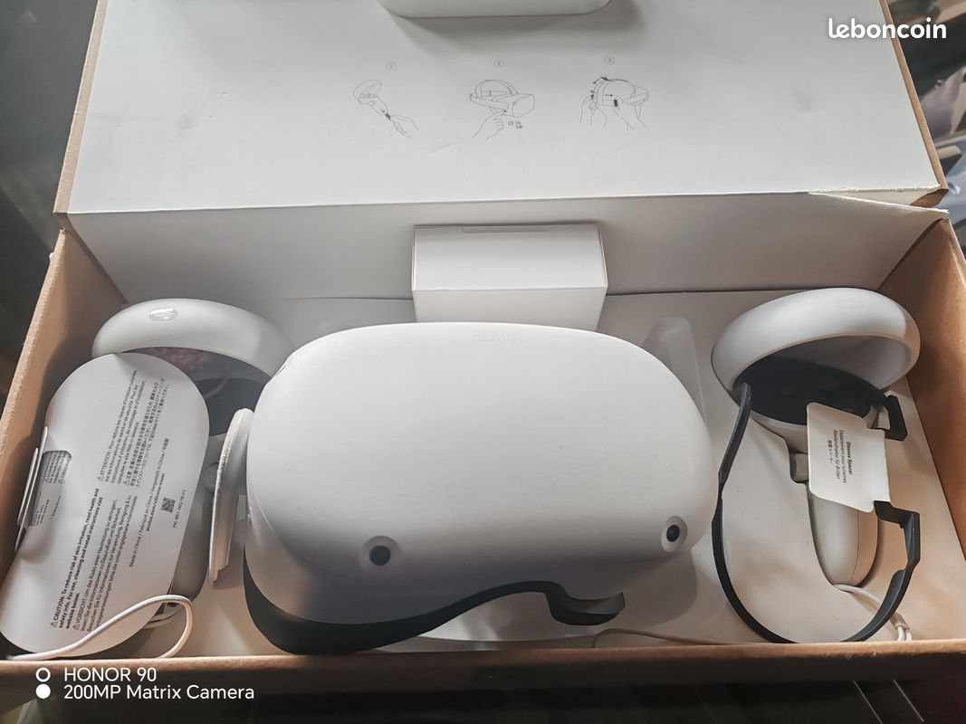 Oculus Quest 2 – 256 Go – Excellent état + accessoires (image 1)