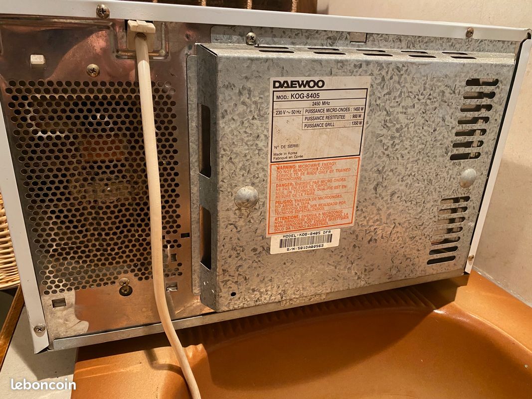 Micro ondes Gril DAEWOO blanc (image 3)