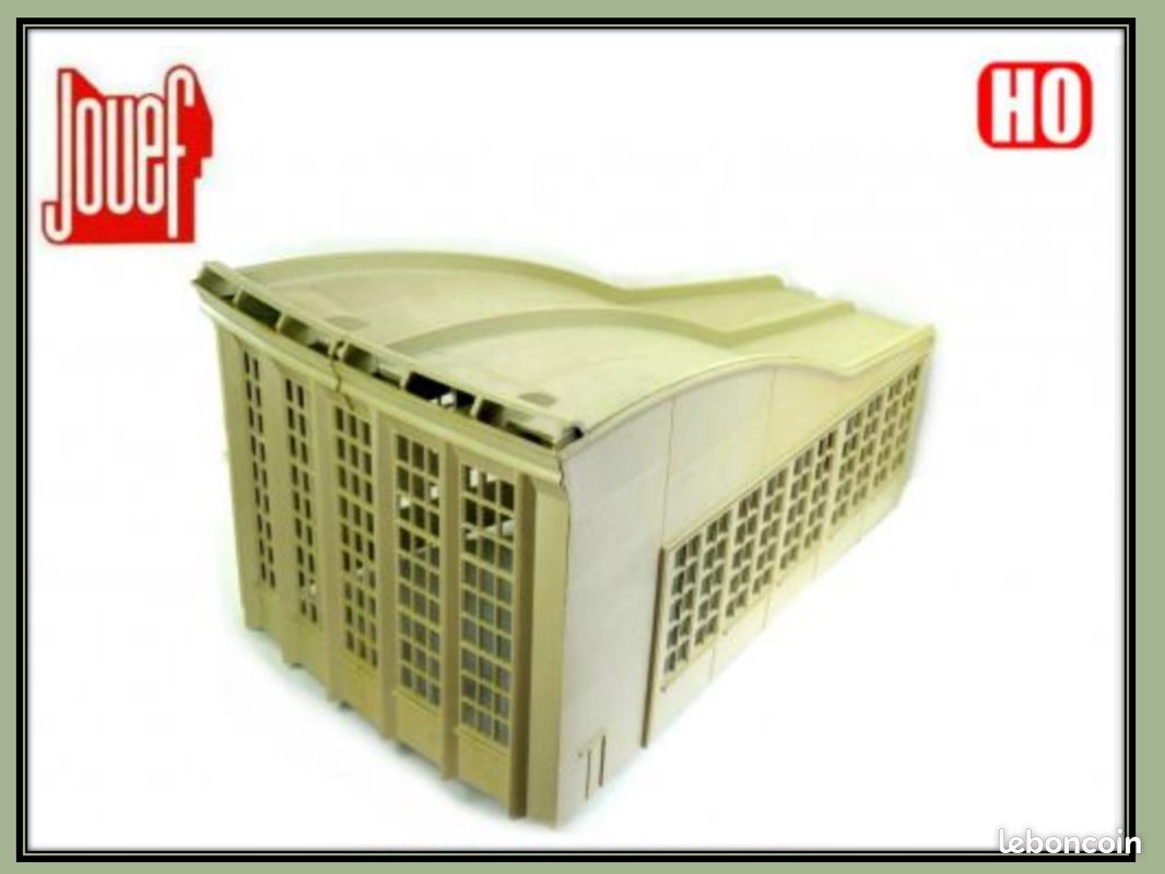 Maquette Jouef HO, 2 éléments de rotonde ref 1025, neuve à