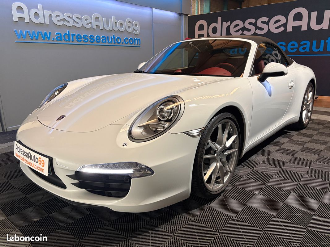 Porsche 911 991 Carrera Cabriolet 3.4 350 CV PDK FRANCAISE 1 ERE MAIN (image 1)