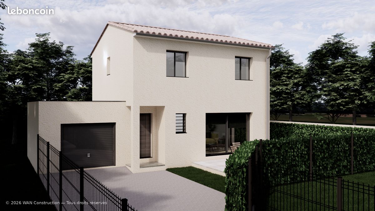 Maison 4 pièces 87 m² · à Maraussan · 86,6 m² · 273 800 €