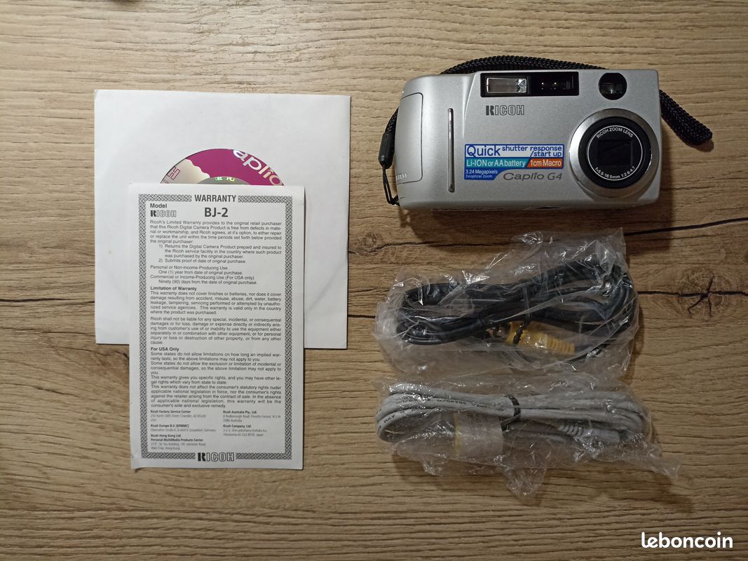Appareil photo numérique (Digicam) Ricoh Caplio G4 Photo, audio