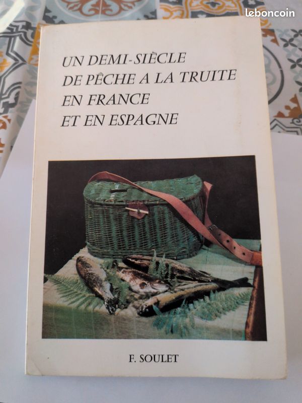 Vieux Livre – La Pêche à La Truite Par M. Mermillon – Relié – 124 Pages – État Correct