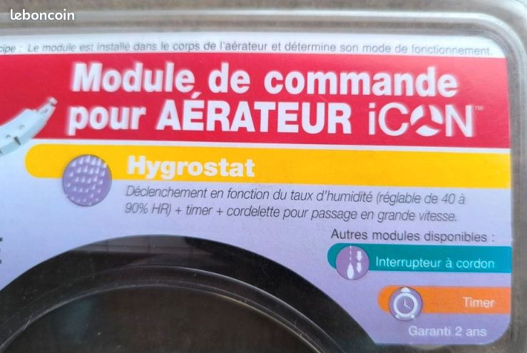 Module De Commande Pour Aérateur ICON - Blanc, électrique, Neuf