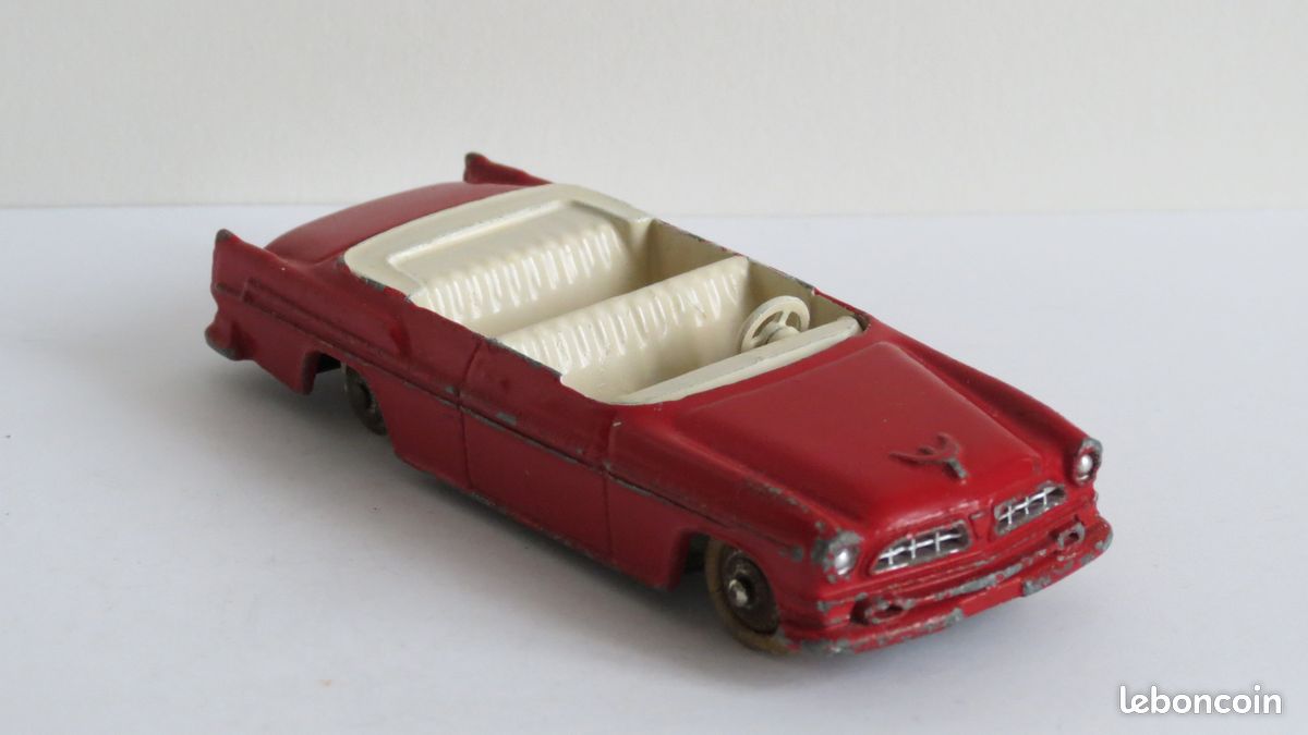 Dinky Toys N°24A - Chrysler New Yorker 1955 Rouge - Échelle 1/43 - Boîte D'origine