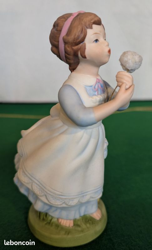 Figurine Avon 1982 En Porcelaine - Wishful Thoughts - 14,5 Cm - Occasion Multicolore