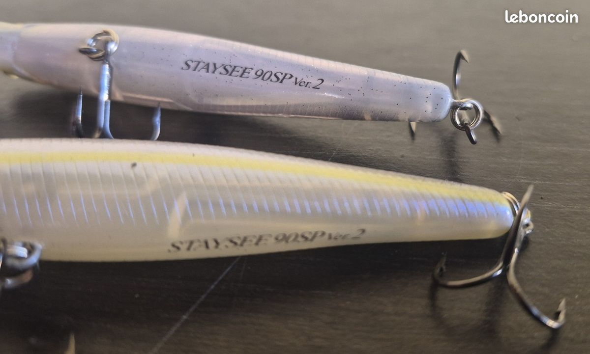 Esca Lucky Craft Staysee 90SP V2 – Jerkbait 371 Bone Pro-Blue, 12.5g – 1 Pezzo