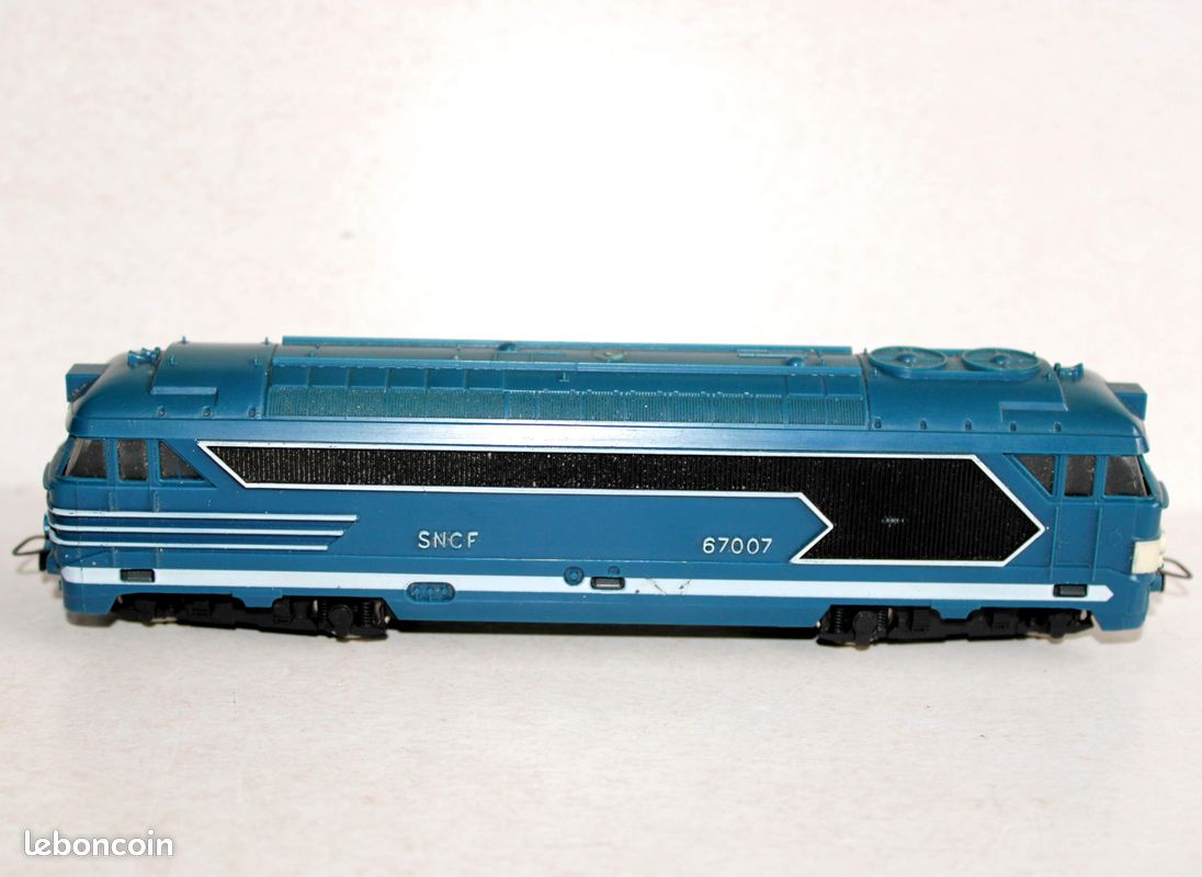 Locomotive Diesel Jouef BB 67001 N°18 - Moteur Mabuchi, Coffret, Roues Brunes - Modélisme Ferroviaire
