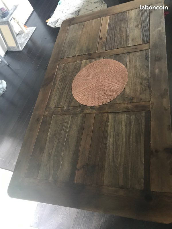 Table style industrielle /bois (image 3)