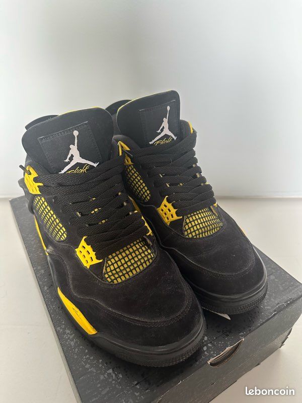 Jordan 4 rétro thunder (image 3)