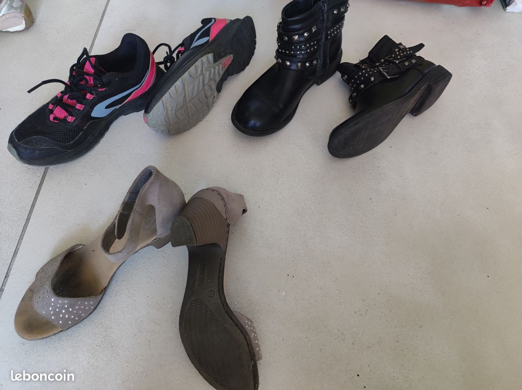 Vend Lot habits + chaussures femme 38 - T37 (image 2)