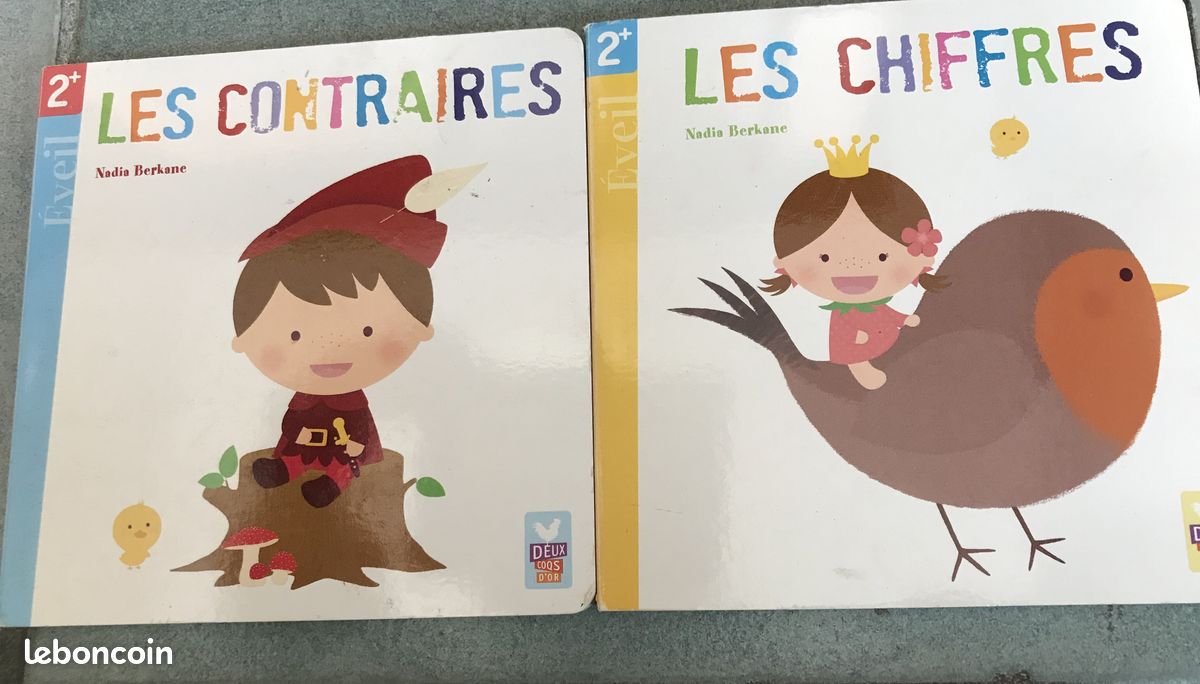 Livres enfant 3 ans lot de 2 (image 1)