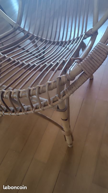 Fauteuil rotin (image 5)
