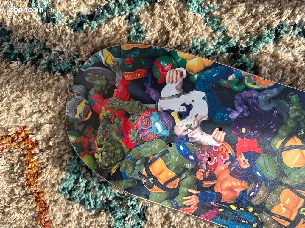 Deck De Skateboard Santa Cruz X Teenage Mutant Ninja Turtles - Rare, Pour Collection