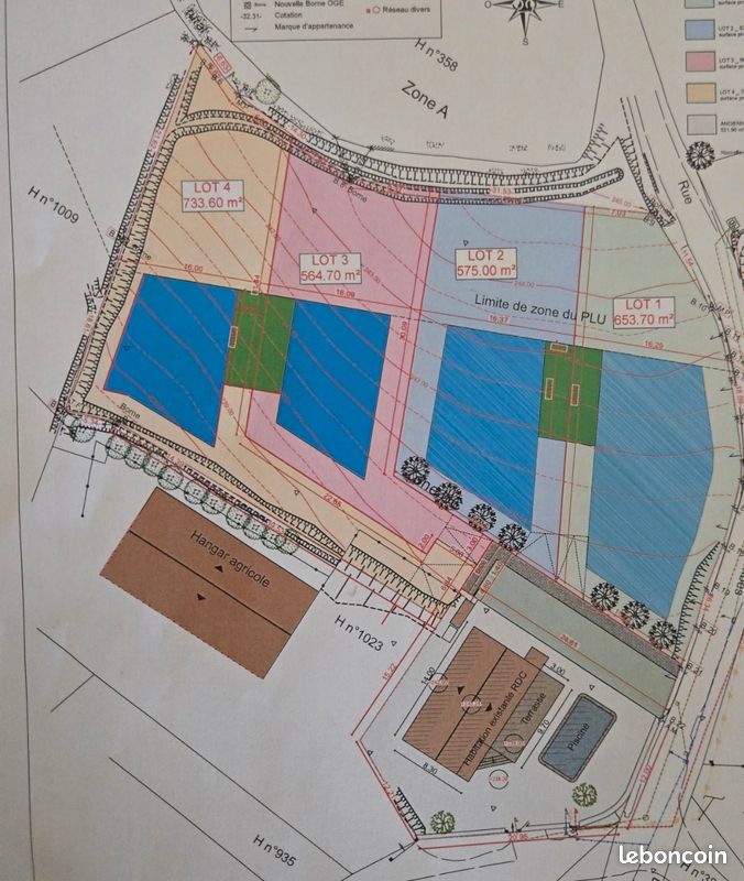 Terrains constructibles · à Le Bosc · 115 000 €