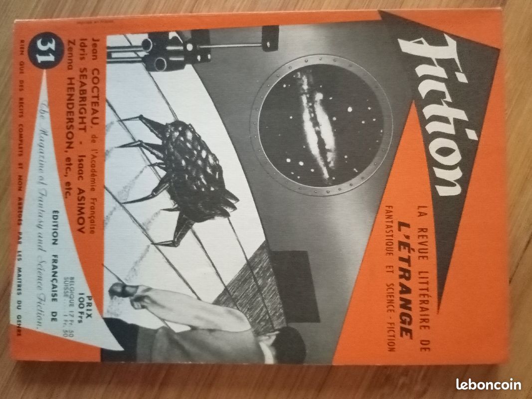 Revue Fiction n°31 éd. Opta, juin 1956 (image 1)