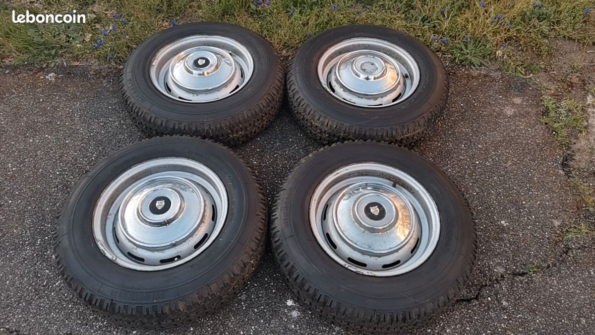 4 roues Jaguar XJ pneus Michelin 185R15 comme neufs (image 1)