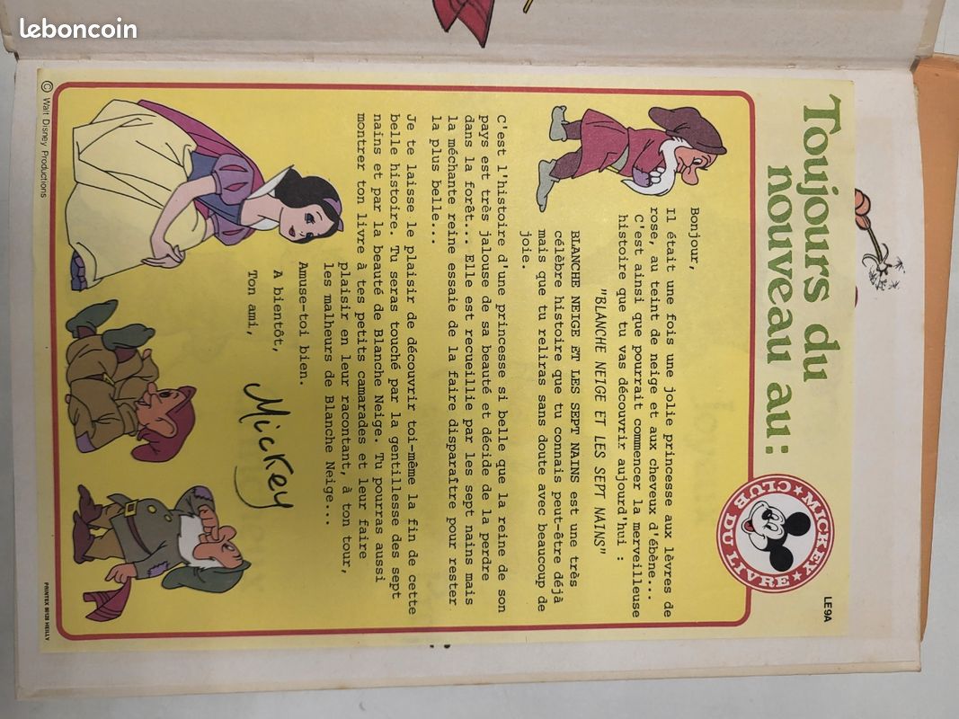 Lot de bande dessinée Walt Disney année 70 (image 3)