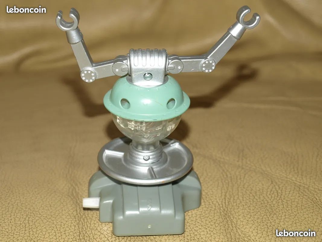 2 figurines Weber 1998 flubber robot roule et bras articulé et Webo 1998 flubber robot (image 2)