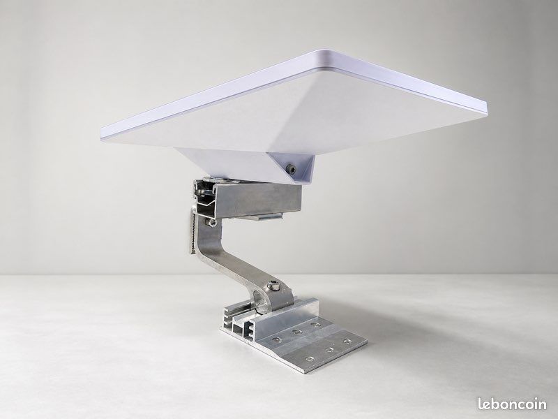 Support Starlink Mini toiture tuile canal – aluminium réglable fixation robuste (image 2)