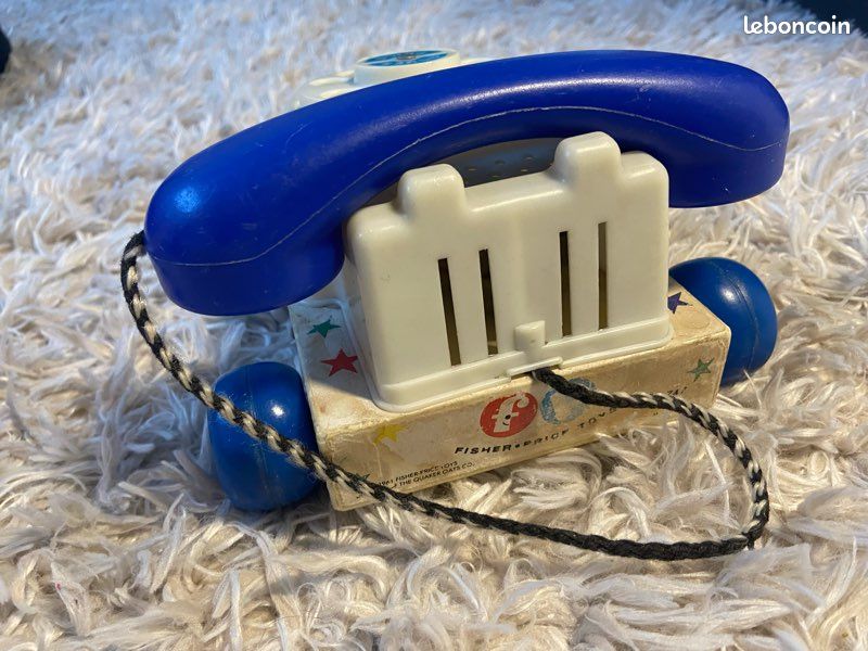 Fisher-Price Mon Téléphone Mobile Jouet Bébé - Cadran Rotatif, Chiffres Et Couleurs - Lot De 2 (FGW66)