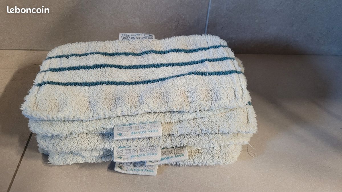 Lot De 6 Lingettes Remplacement Microfibre Pour Balai Vapeur Black+Decker FSM1630 FSM1600 Etc.