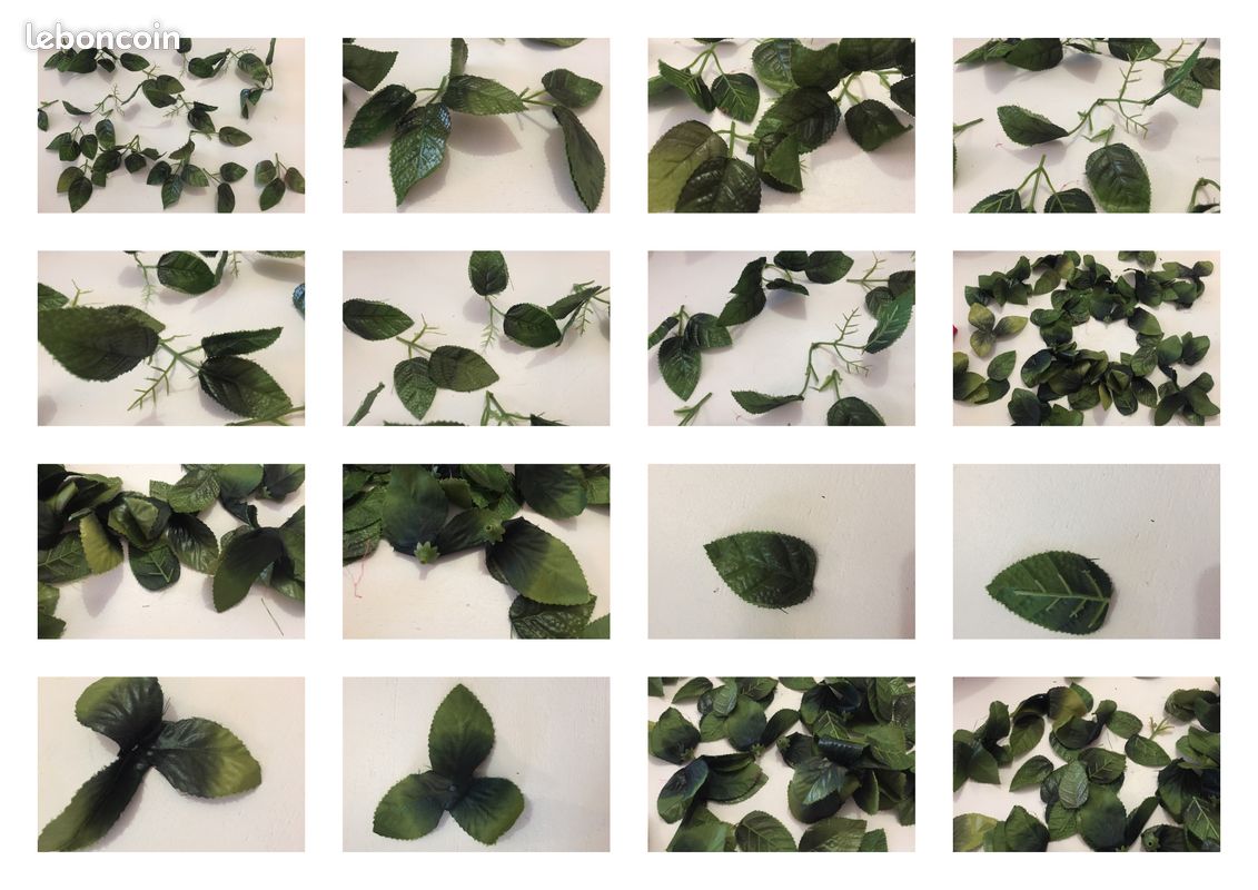 Feuilles déco plastique (image 1)