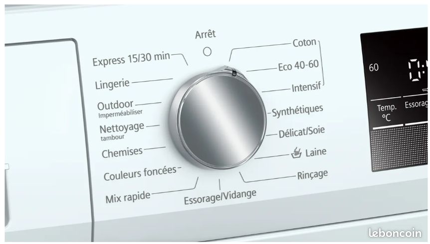 Machine à laver SIEMENS WM14N207FF (image 2)