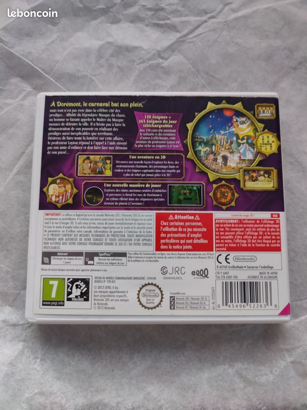 Professeur Layton et le Masque des Miracles - Nintendo 3DS (image 3)