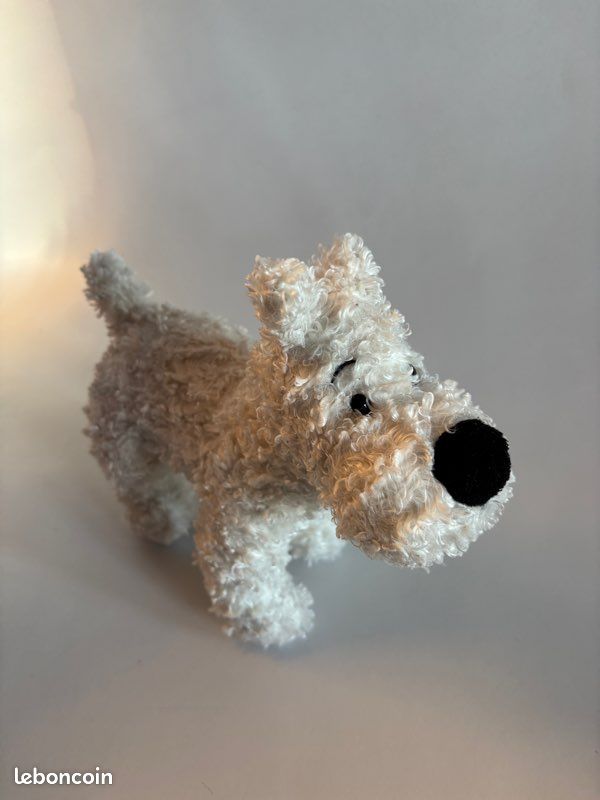 Peluche Milou vintage (image 2)