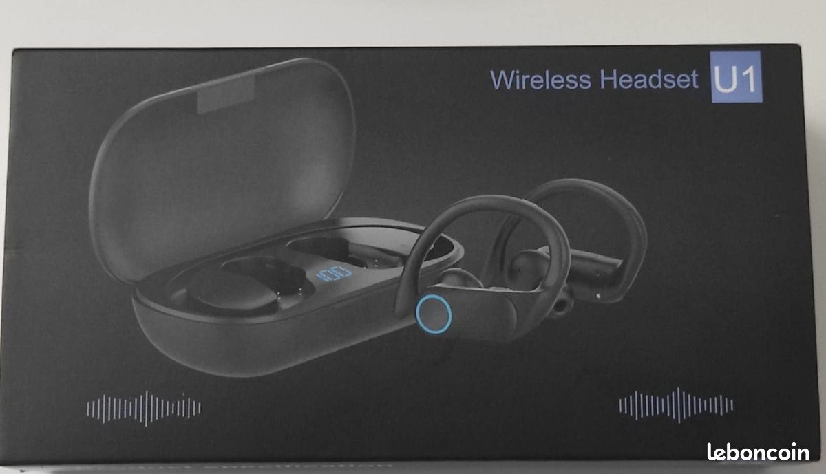 Écouteurs sans fil Bluetooth 5.3, casque d'écoute sans fil TWS, avec suppression du bruit ENC, micro, étanche IP7, pour la course à pied  44