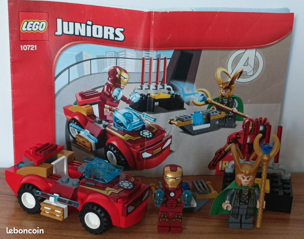 Lego JUNIORS Ref 10721 Iron Man contre Loki (Complet