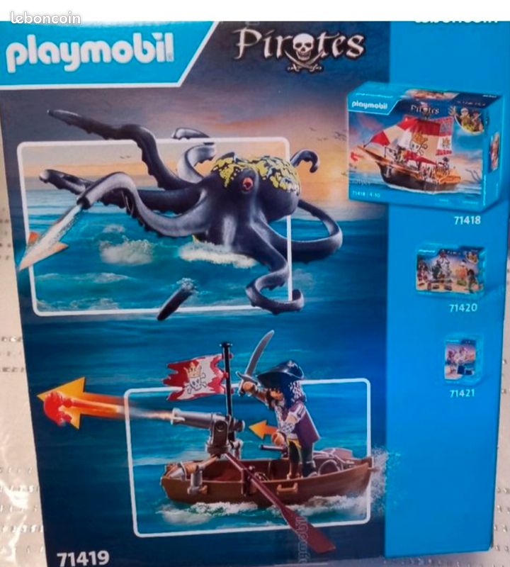 Pieuve Playmobil Pirate avec pieuvre 71419 - Jeux & Jouets