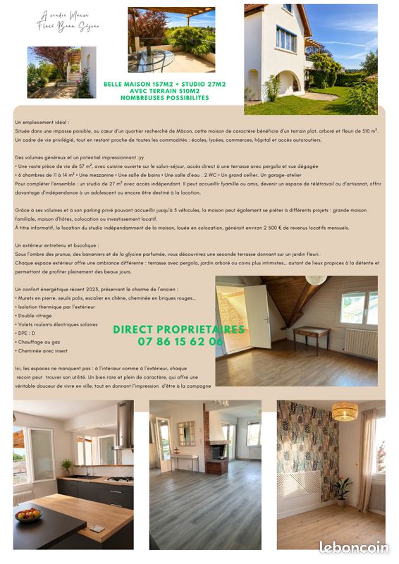 Maison 7 pièces 157 m² · à Mâcon · 157 m² · 319 000 €