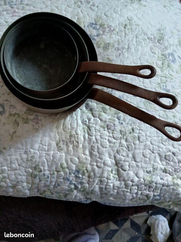 Trio casseroles en cuivre (image 2)
