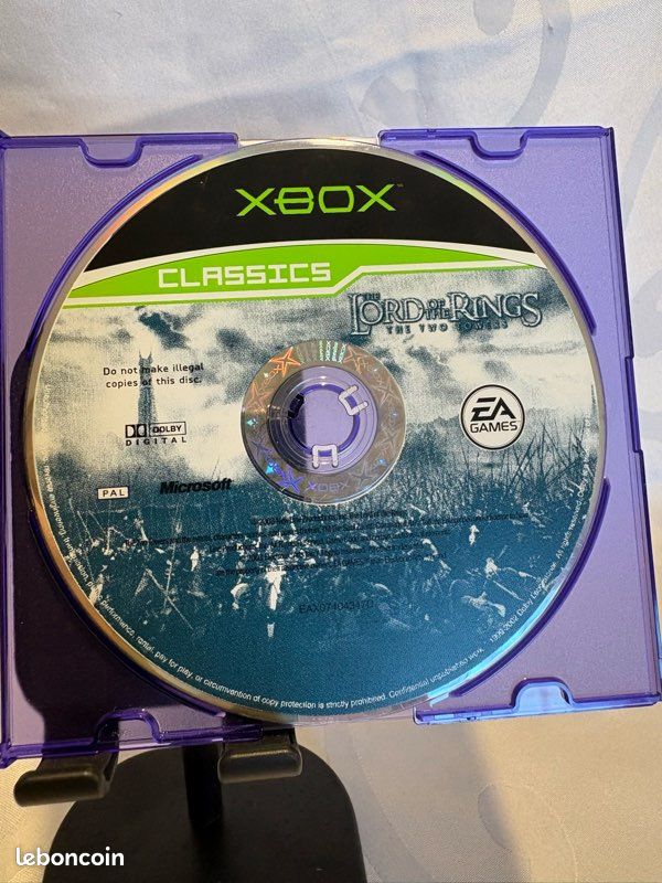 Le Seigneur Des Anneaux : Les Deux Tours - Microsoft Xbox - PAL - Complet - Bon État