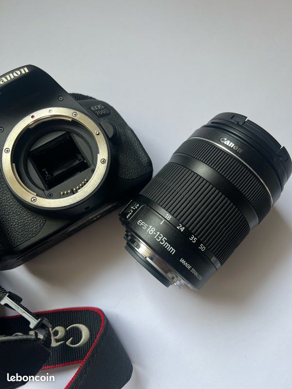 Appareil photo canon EOS 700 D + objectif 18 - 55mm (image 6)