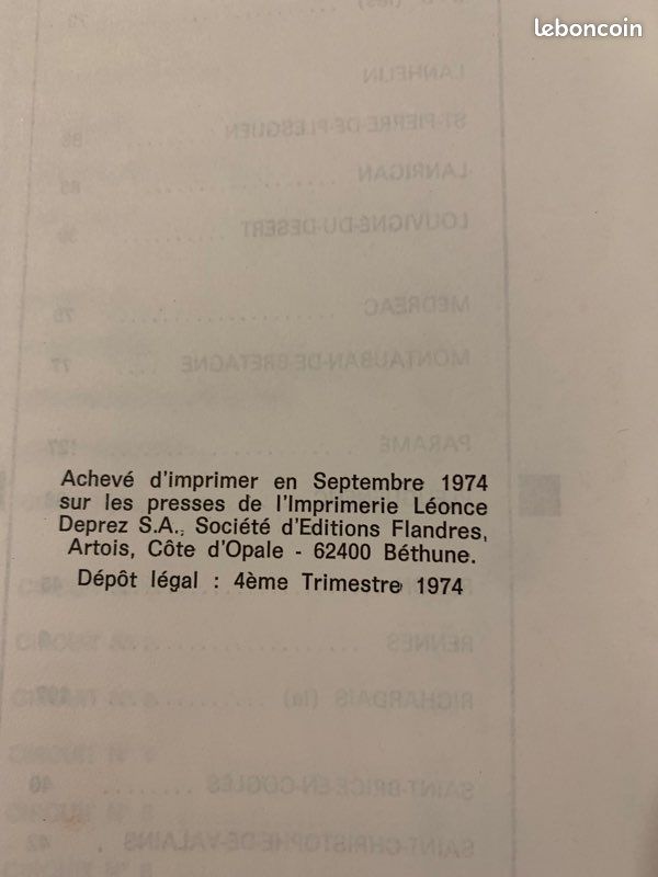 Guide Ile et Vilaine 1974 (image 3)