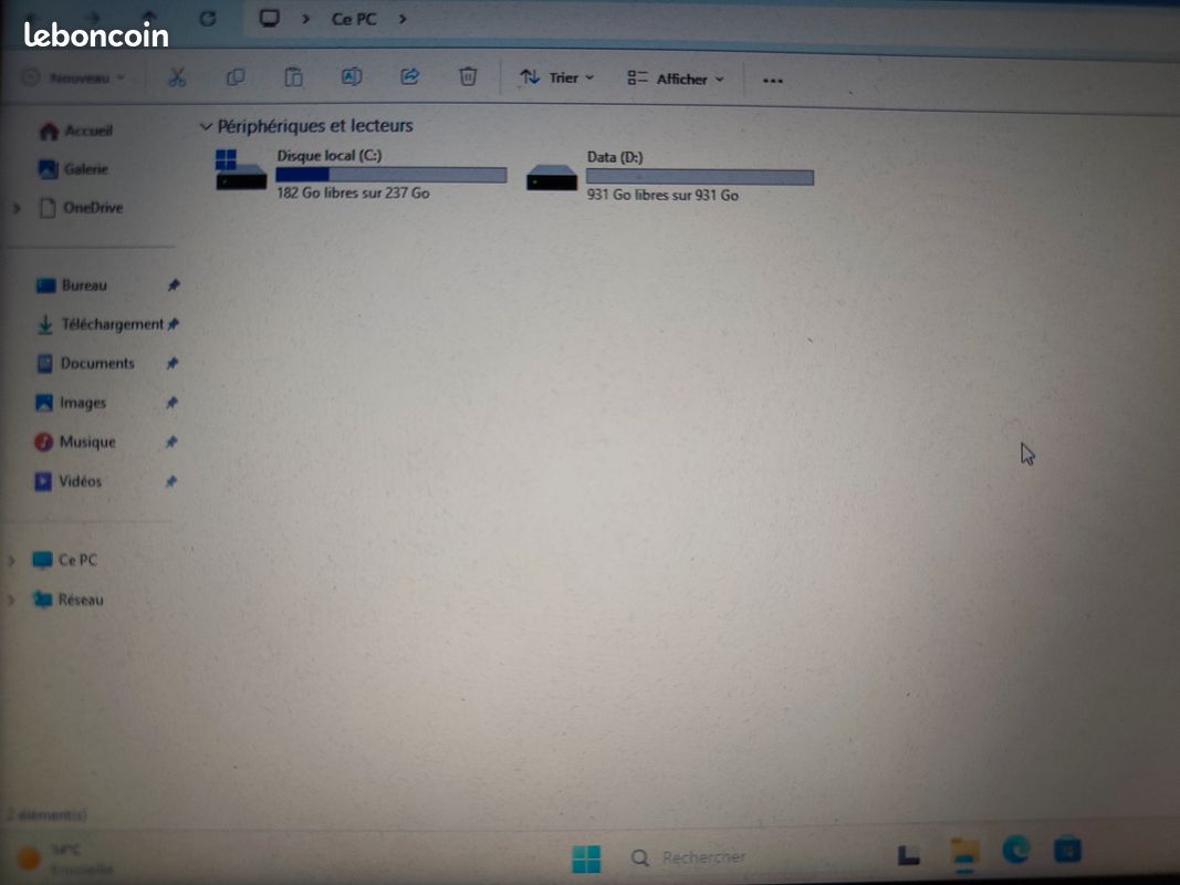 Mini PC Lenovo M710q - Intel Core i7 - 16Go Ram - SSD 256Go + HDD 1To - Windows 11 - Office 2024 (image 5)