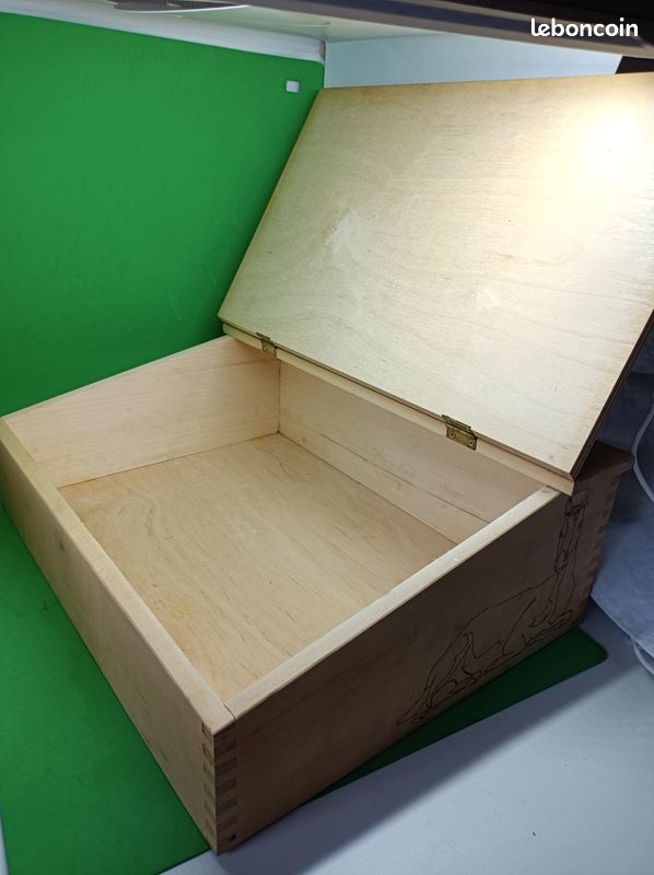 Bureau ancien pupitre écolier bois brut (image 2)
