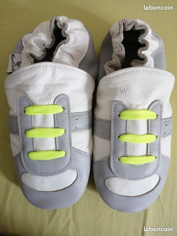 Chaussons rose et chocolat 32-33 Chaussures